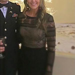 Formal black gown